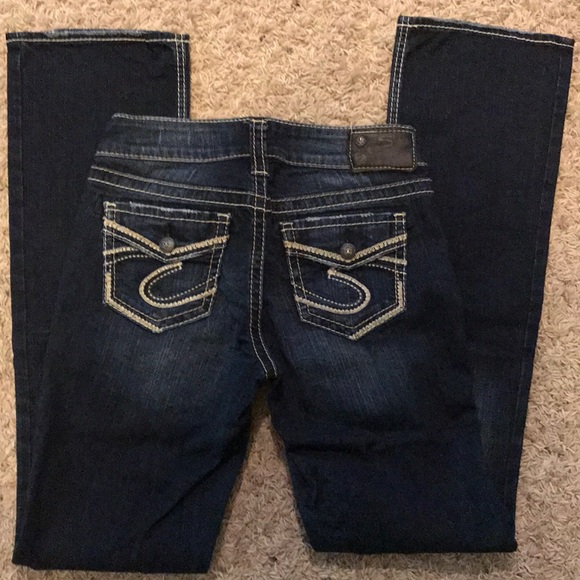 DONATING SOON!!  Silver jeans. - Picture 2 of 4